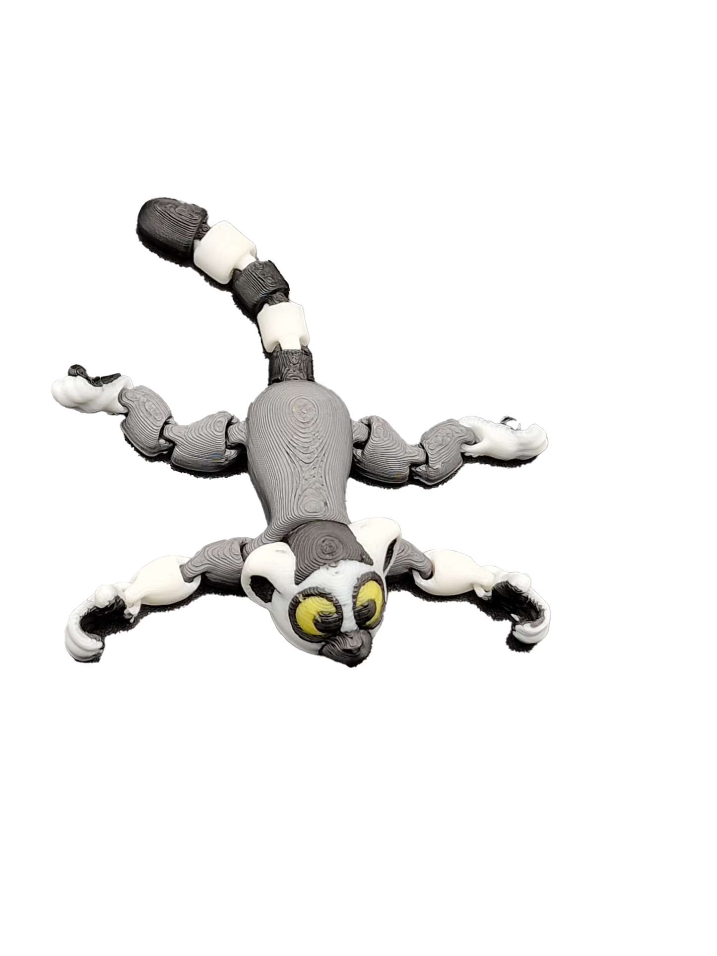 Articulated Lemur Figure – 3D Printed Poseable Toy for Creative Play | Printlings