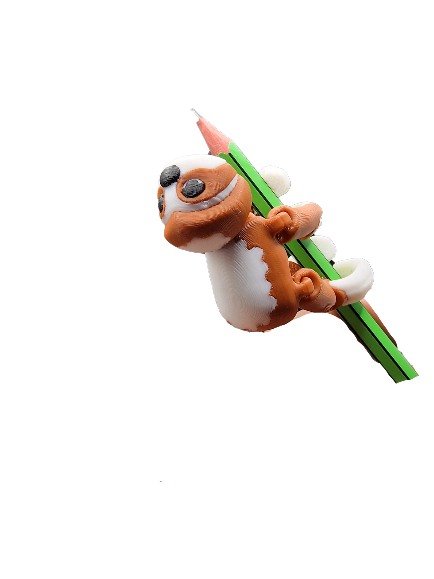 Articulated 3D Printed Slinky Sloth – Flexi Fidget Toy