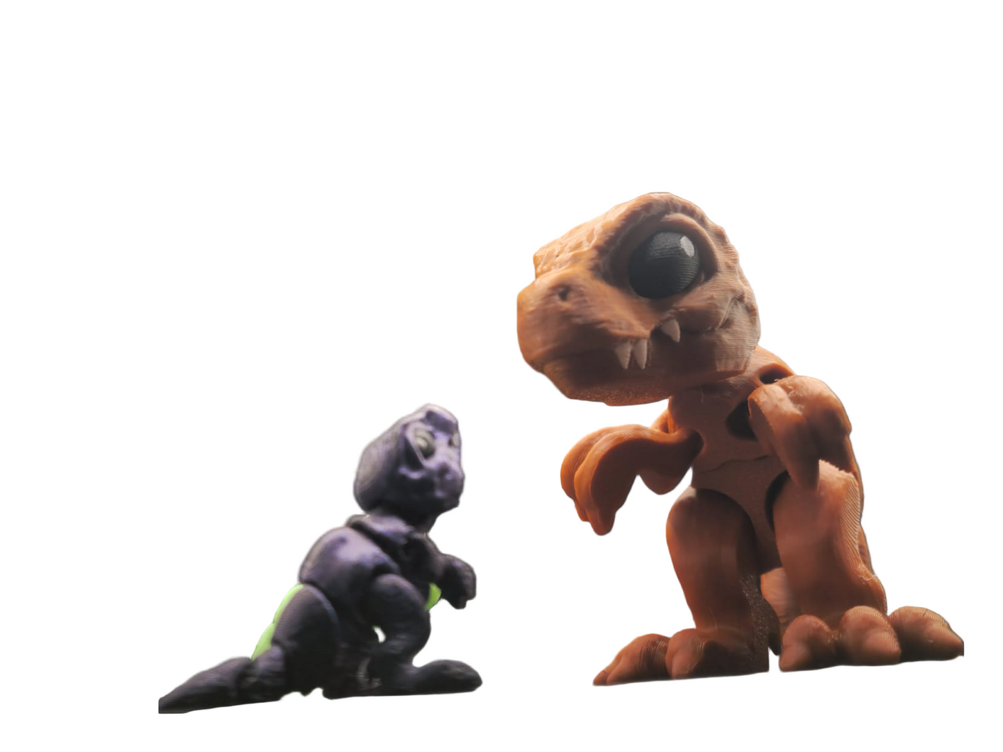 Articulated 3D Printed T-Rex Toy – 6-Inch Flexible Dinosaur for STEM Play by Printlings