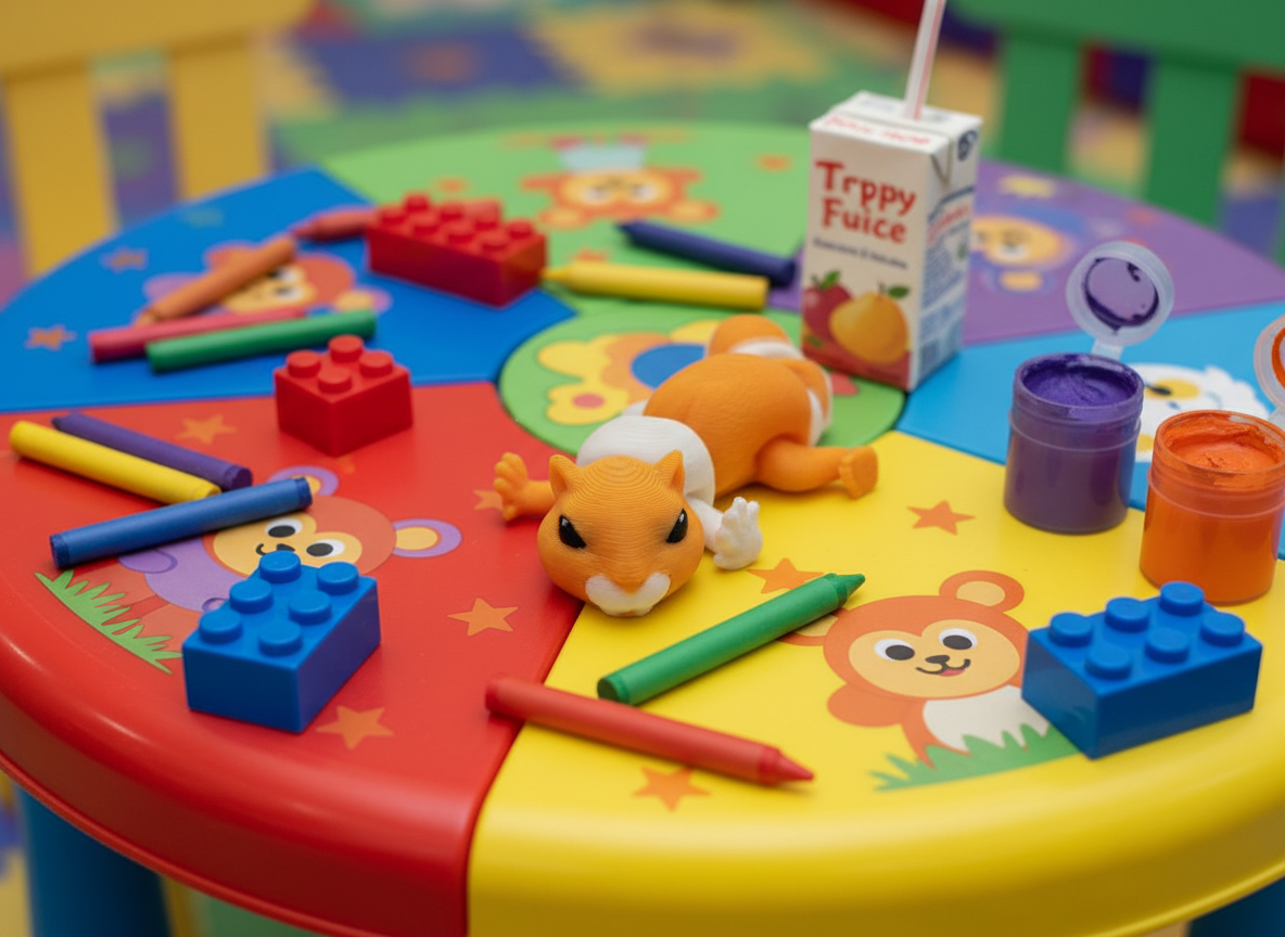 Articulated 3D Printed Squirrel Toy – Flexible, Creative STEM Play by Printlings