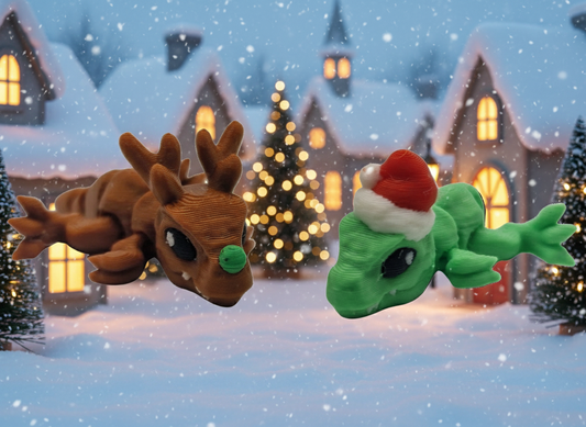 Bundle Reindeer and Santa Rex