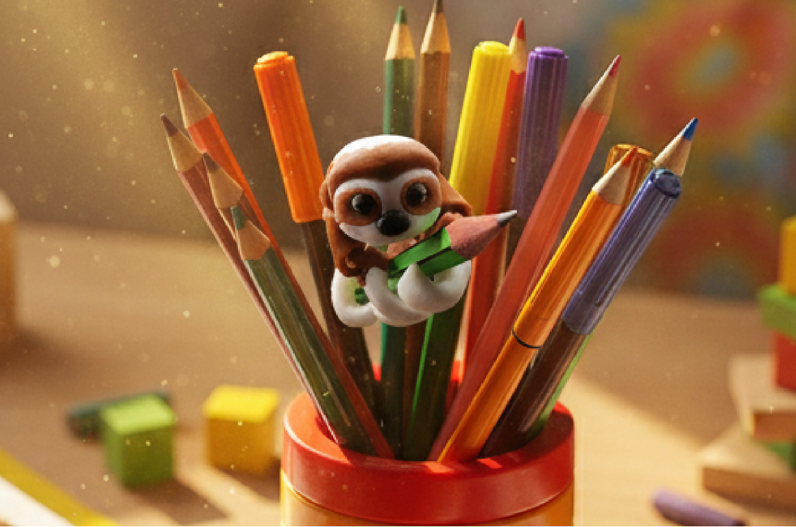 Articulated 3D Printed Slinky Sloth – Flexi Fidget Toy